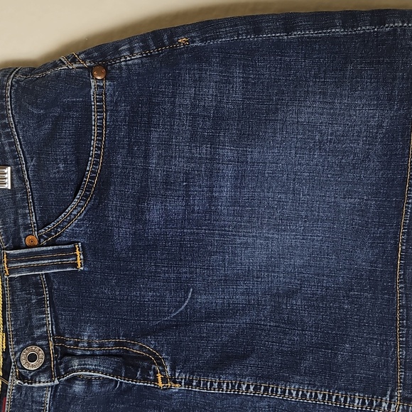 AG Adriano Goldschmied Dark Blue Mini Skirt - Picture 4 of 7